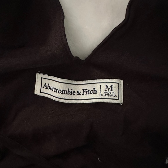 Abercrombie & Fitch Bodysuit Blossom Black Tie Back Tank Top - Picture 2 of 4